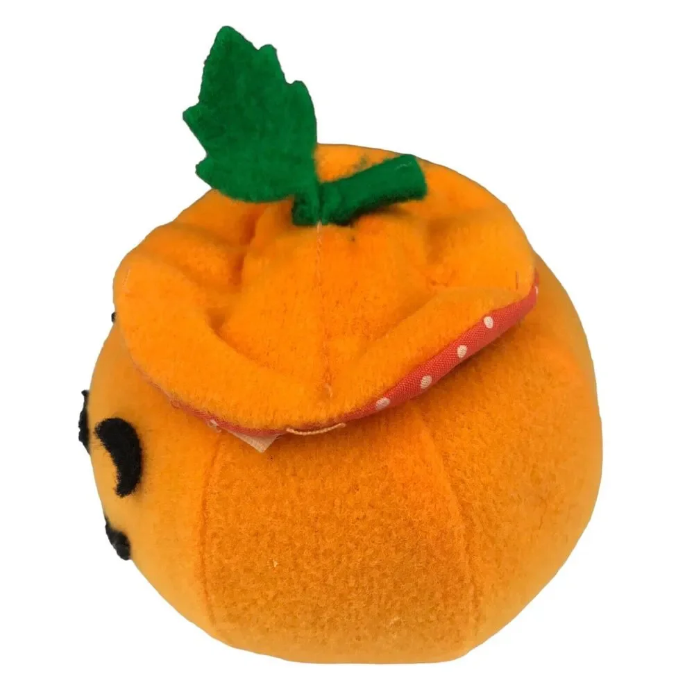 Applause 1986 Halloween Pop Up Pumpkin Plush Bat Jack-O-Lantern Stuffed Vintage
